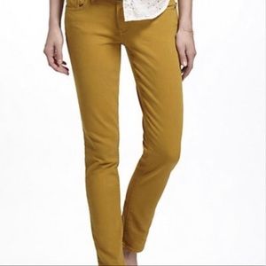 🥳🥳 Host Pick! Anthro Pilcro and The Letterpress Stet Jeans in Mustard Size 31